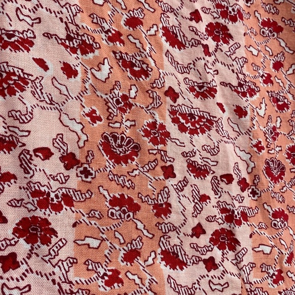 Women's Whimsical Floral Print Short Sleeve Mini Dress Size 20 - Picture 7 of 12